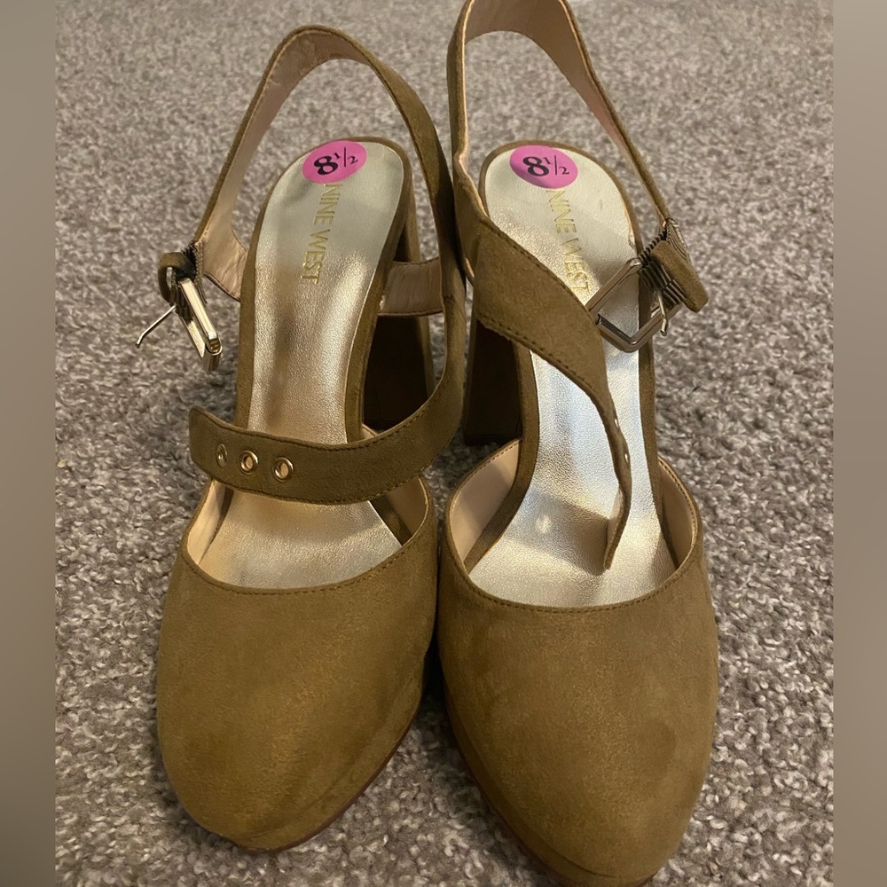 Nine West Green High Heels